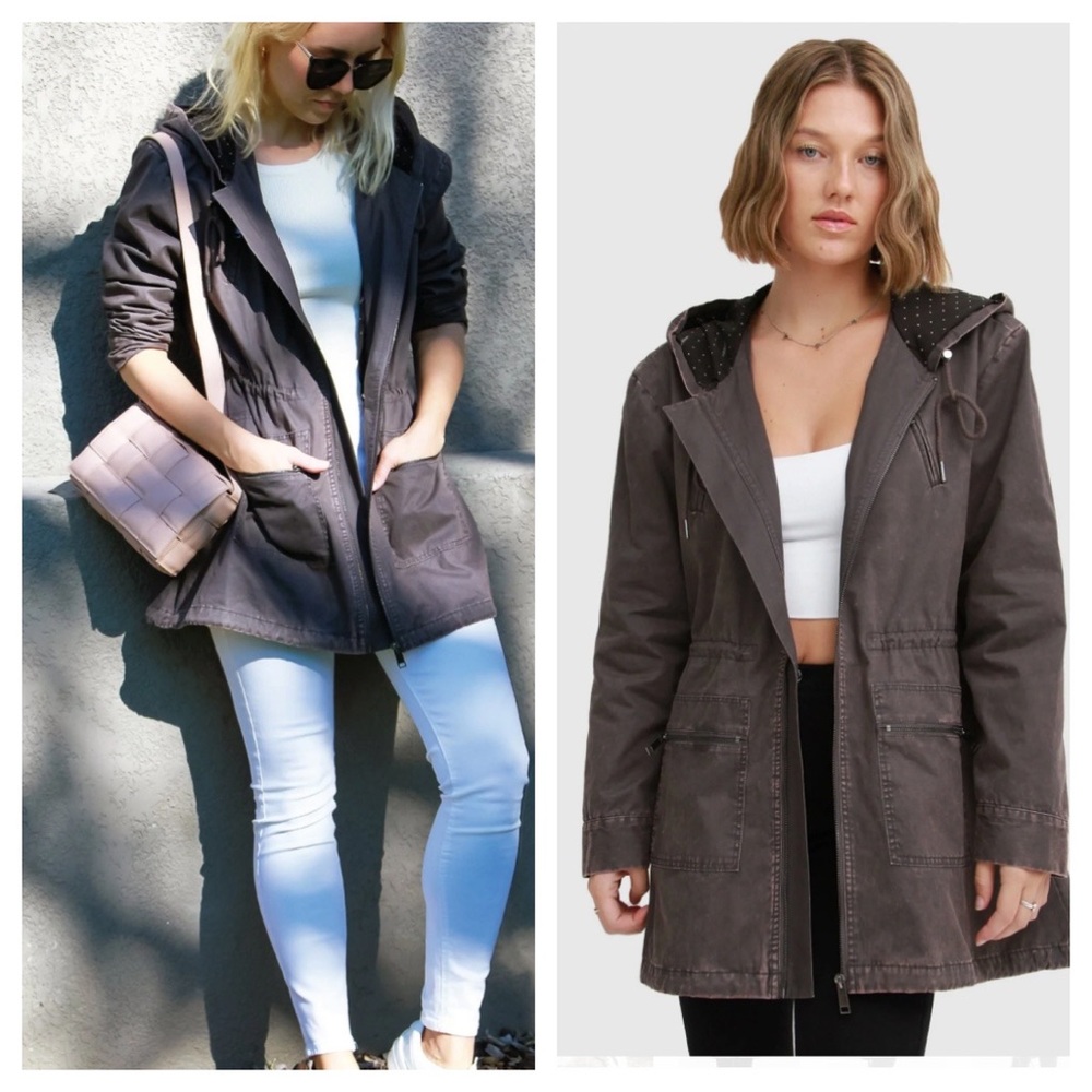 Belle & bloom Westwood hooded jacket NWT S